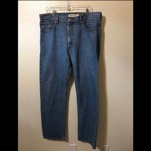 Levi’s 505 Regular Fit Straight denim jeans men’s size 38x34 Tall